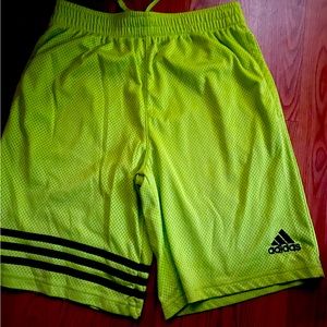 Boys Adidas like green shorts size 14/16